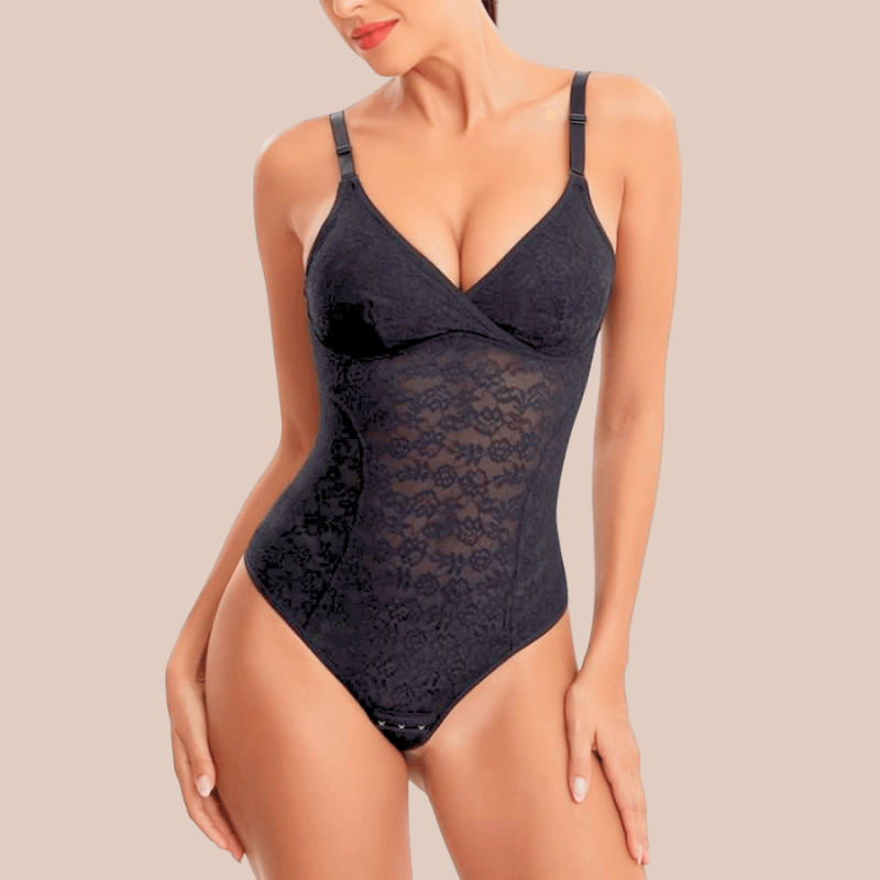 Body Dentelle Sculptant Femme Forte – Lingerie Sexy Grandes Tailles