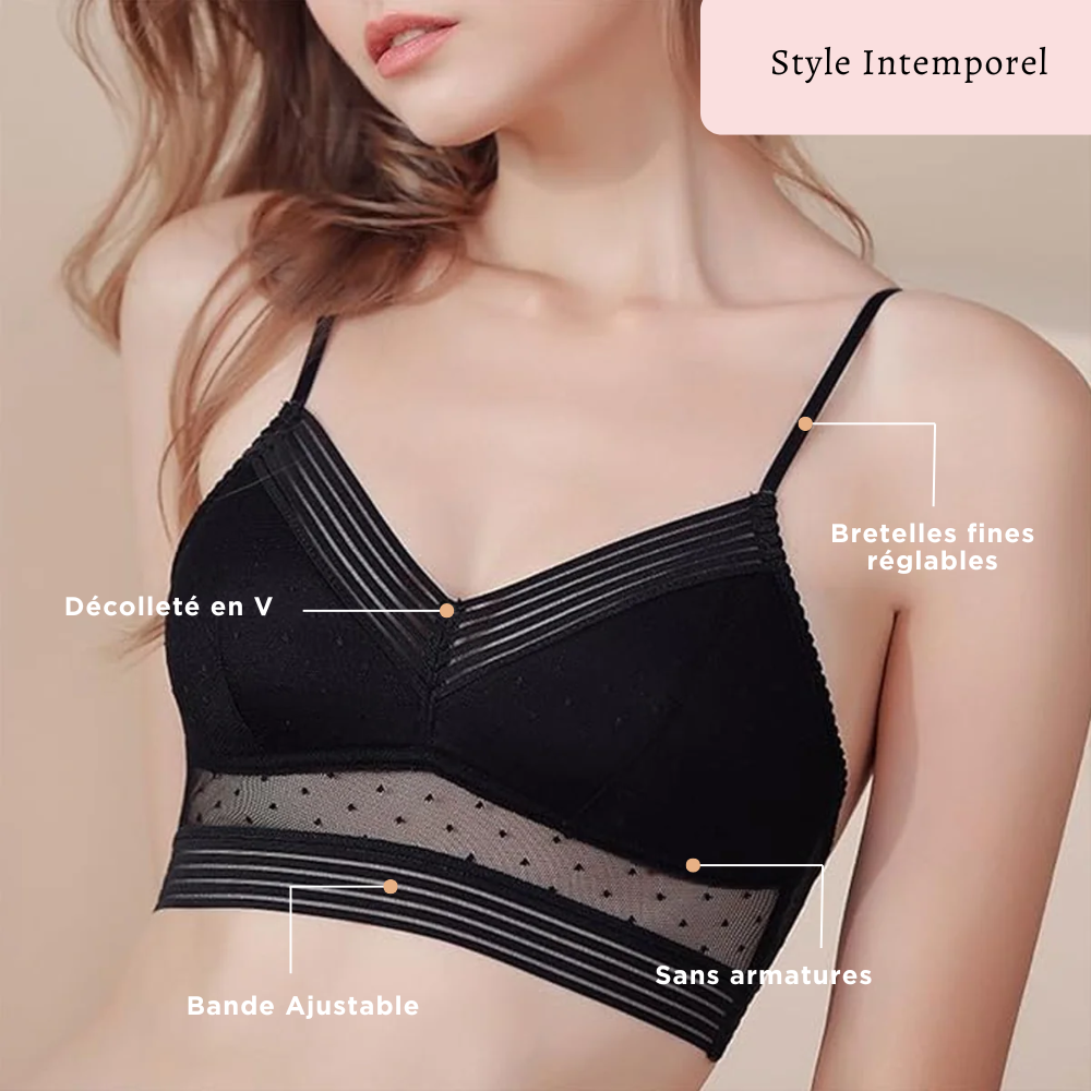 Brassière Dos Nu Femme Forte – Lingerie Sexy Grandes Tailles